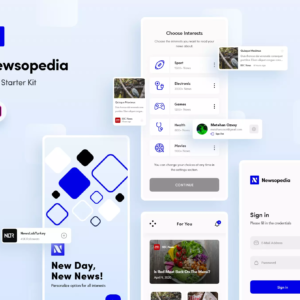 Bookmark Manager App UI Kit - XD Source File #9035