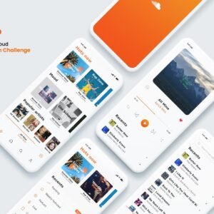 Podcast Mobile App UI Kit - PSD Source File #9419