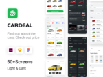 Parking Assistant App UI Kit - Figma Sketch XD Source File #9146