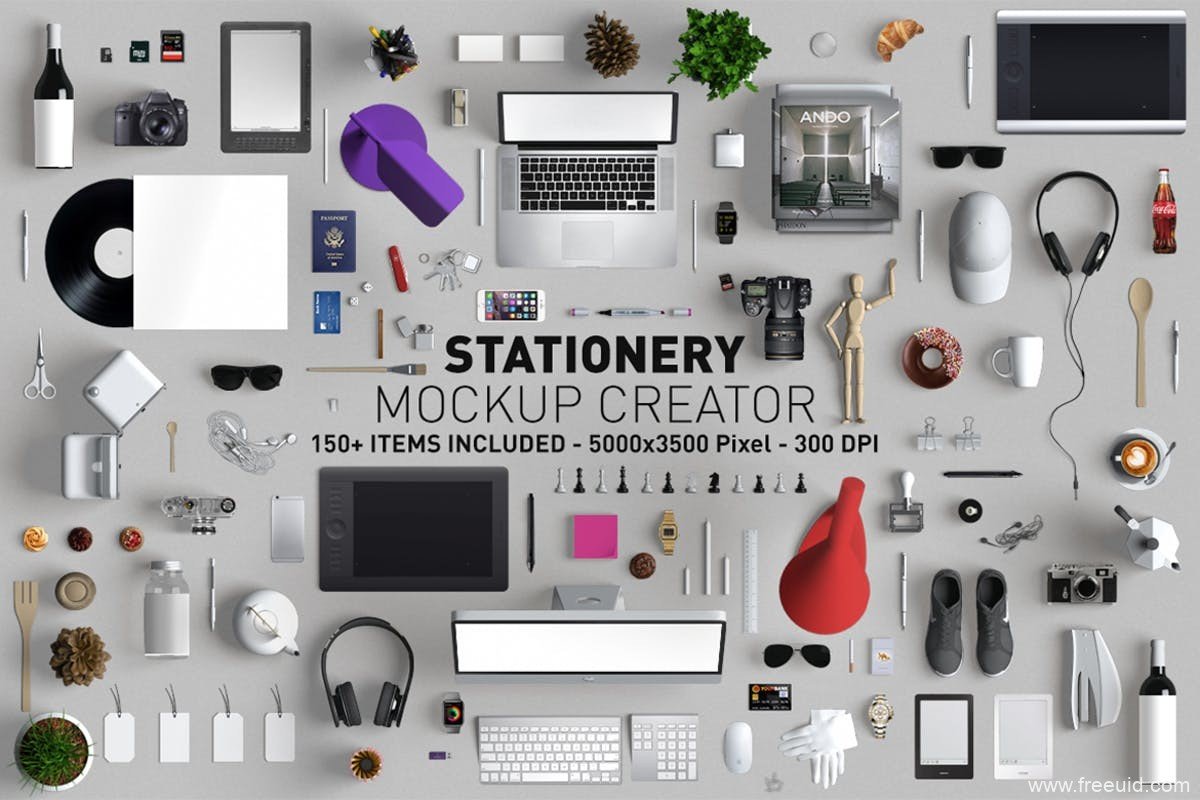 Long Page Showcase Mockup Kit - Figma Source File #9230