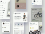 Vehicle Service App UI Kit - Sketch Source File #9159