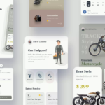 Vehicle Service App UI Kit - Sketch Source File #9159
