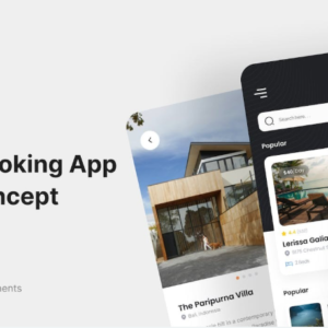 Hotel Booking App UI Kit - Figma Source File #8608