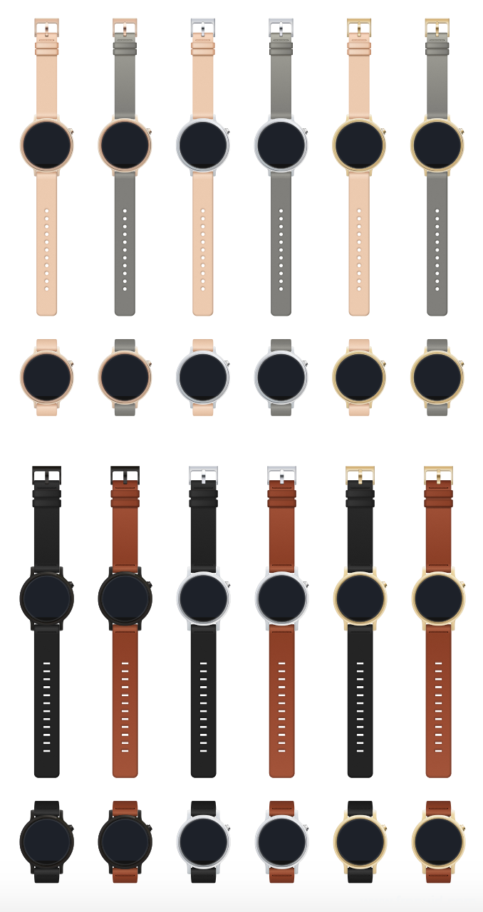 Dark Watch Display Mockup Kit - Sketch Source File #9503