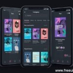 E-book Reader App UI Kit - Figma Source File #9453