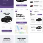 In-Vehicle HMI Dashboard UI Kit - Sketch Source File #9389