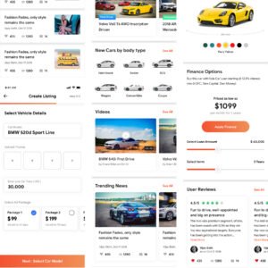 Smart EV Control App UI Kit - Figma Source File #9391