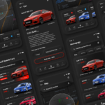 Car Rental App UI Kit - Figma Source File #9463