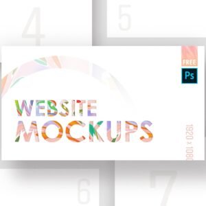 Premium UI Display Mockup Kit - PSD Source File #9485