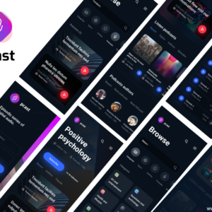 Music Streaming App UI Kit - Figma Source File #9417