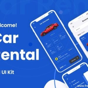 Automotive Marketplace App UI Kit - XD Source File #9461