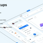 Mobile App Showcase Mockup Kit - PSD Source File #8633