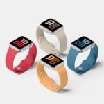 Round Smartwatch Mockup Kit - Sketch Source File #9507