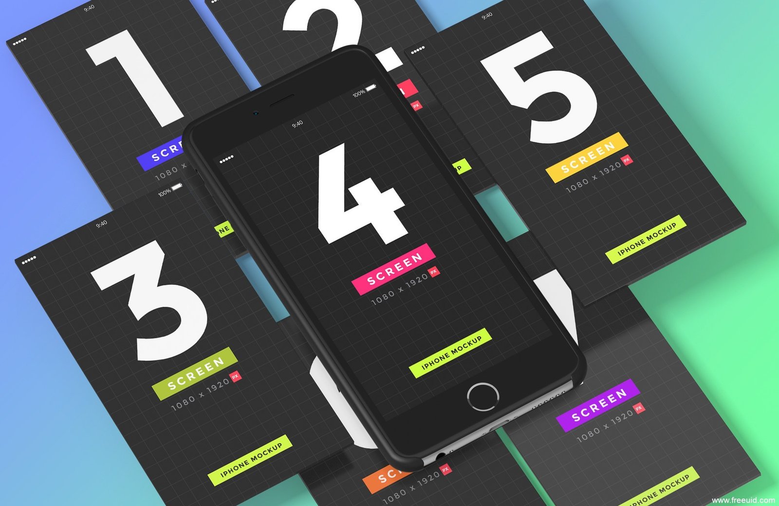 Premium UI Display Mockup Kit - Figma Source File #9238