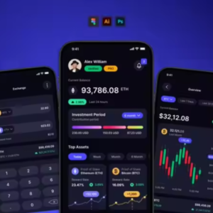 Digital Banking App UI Kit - Figma Source File #8590