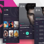 Karaoke App UI Kit - Sketch Source File #9409