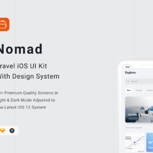 Ticket Reservation App UI Kit - Sketch Source File #8917