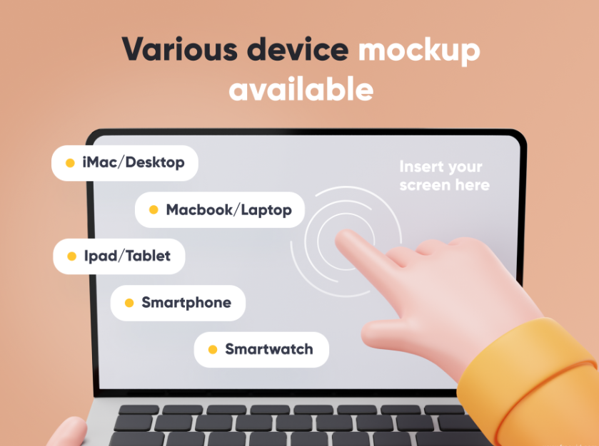 Brand Presentation Mockup Kit - 3D Source File #8641