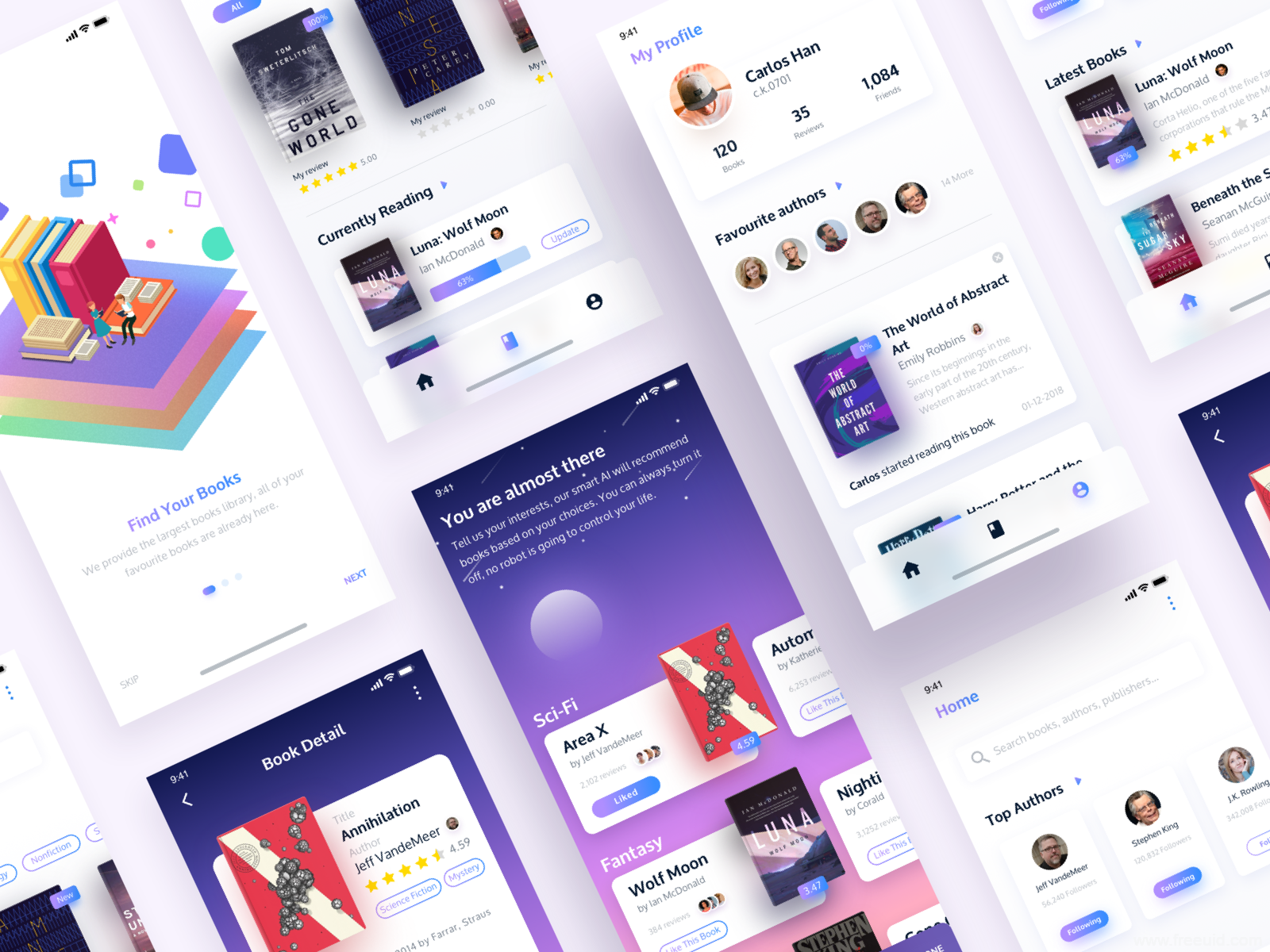 Knowledge App UI Kit - Sketch Source File #9449