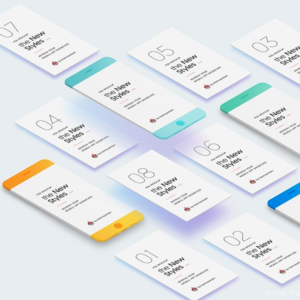 Card Design Mockup Kit - PSD Source File #9477