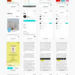 Online Bookstore App UI Kit - XD Source File #9038