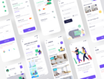 Hospitality Service App UI Kit - XD Source File #8922